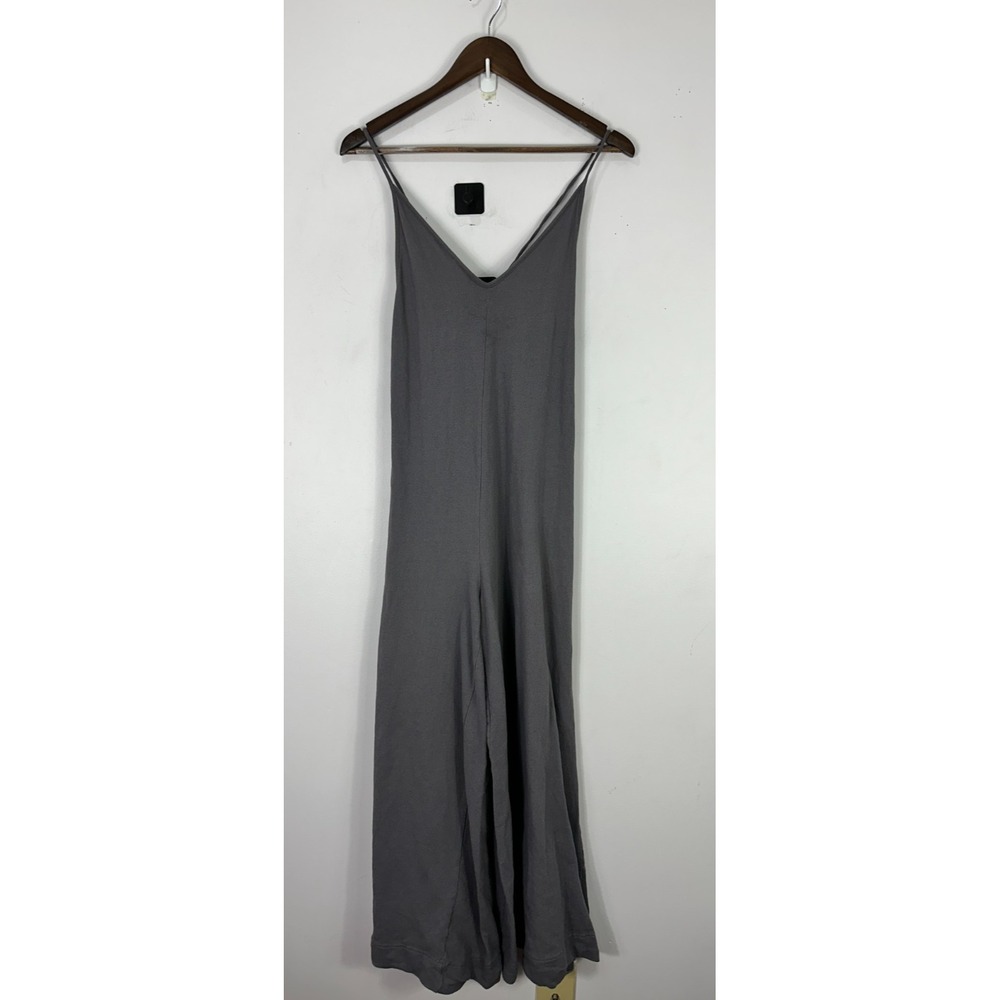 Out From Under Wide Leg Sleeveless Jumpsuit Womens Small Gray Beach Clean Girl